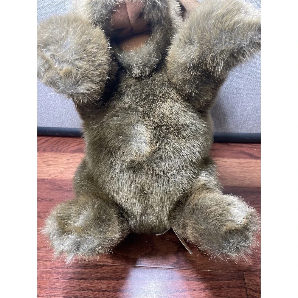 Folkmanis Sitting Dog Hand Puppet, Brown Excellent Condition